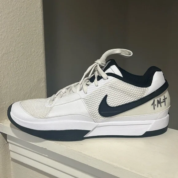 Nike Ja 1 TB Low Mens Basketball Shoes White FV1303-100 VNDS Sz 11 Worn Once - Picture 4 of 9